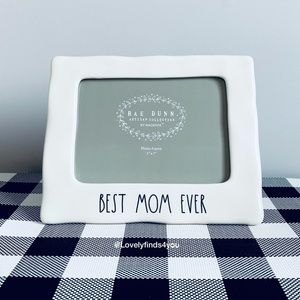 Rae Dunn Best Mom Ever Picture Frame